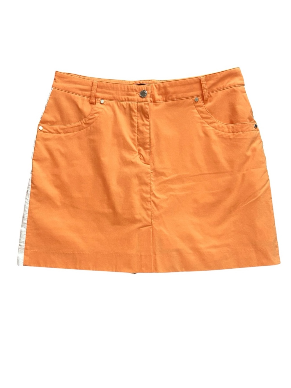 LOHLA Sport Orange Golf Skort Skirt Size‎ 8 Athletic Stretch Built In Shorts